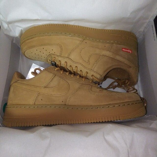 AirForce1Lowサイズ27cm Supreme Nike Air Force 1 Low Wheat