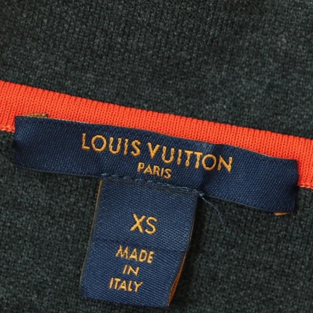 LOUIS VUITTON(ルイヴィトン)のLOUIS VUITTON ルイヴィトン ニット セーター トップス プルオーバー 長袖 ハーフジップ モノグラム ヴィヴィッド トリム ウール カシミヤ シルク 1A9LI7 21秋冬 ベージュ オレンジ グレー XS【レディース】【中古】【美品】 レディースのトップス(ニット/セーター)の商品写真