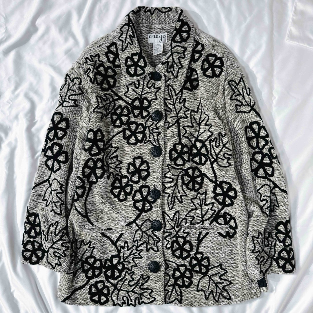 新発売の ジャケット ◎90´s ヴィンテージ 花刺繍 jacket』USED