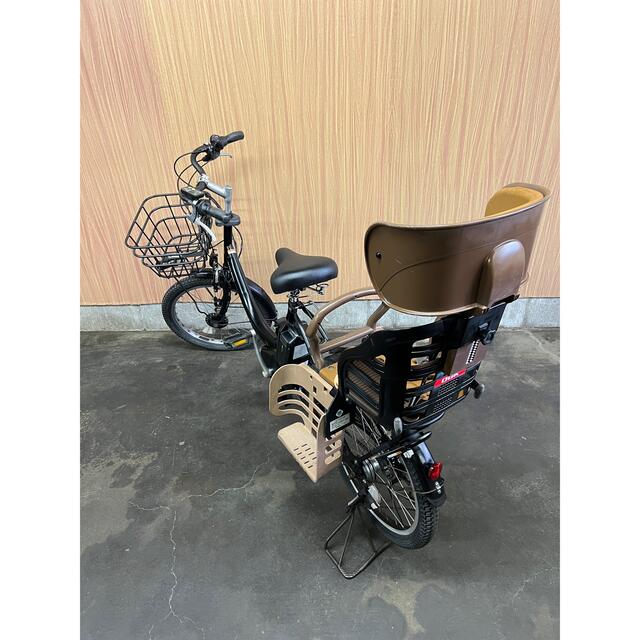 4083 電動自転車ヤマハ子供乗せ 20インチ 超高性能バッテリー グリーン