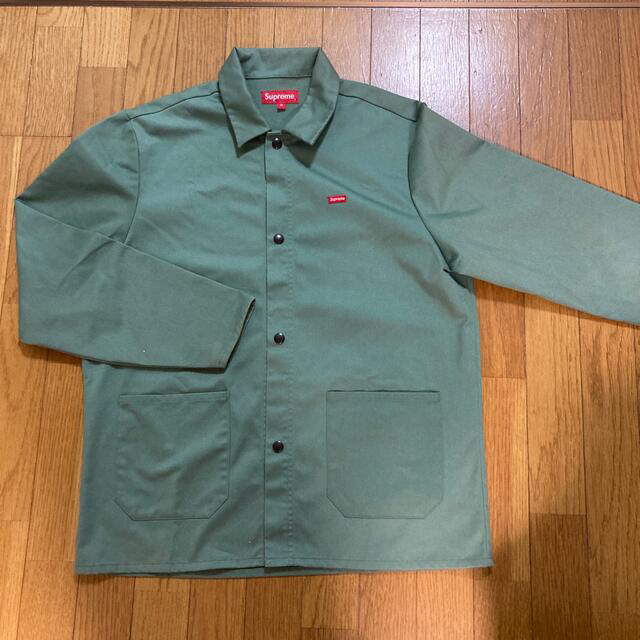 カバーオールsupreme shop jacket ミントグリーンM