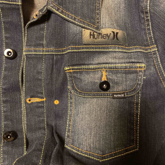 Hurley(ハーレー)のHurley デニムジャケット　美品‼️‼️ メンズのジャケット/アウター(Gジャン/デニムジャケット)の商品写真