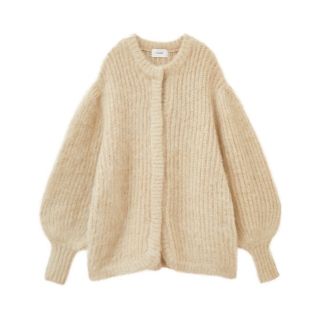 クラネ(CLANE)のCLANE♡COLOR MOHAIR SHAGGY CARDIGAN 新品未使用(カーディガン)