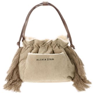ALEXIA STAN 新品コーデュロイバッグ