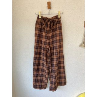 earth music & ecology - earth music&ecology チェックパンツの通販