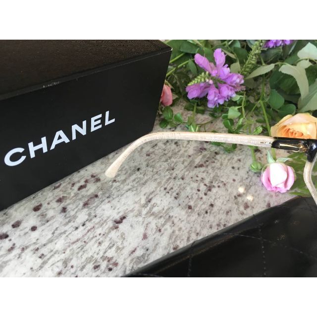 CHANEL   正規新品CHANELメガネフレームべっ甲風ブラウン