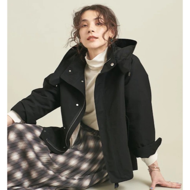 BEAUTY&YOUTH UNITED ARROWS(ビューティアンドユースユナイテッドアローズ)のビューティーアンドユース ユナイテッドアローズ グログランライナーフードパーカー レディースのジャケット/アウター(ブルゾン)の商品写真