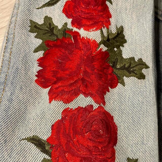 Levi's(リーバイス)のリーバイス刺繍入りデニムジャケット　ボアデニムジャケット レディースのジャケット/アウター(Gジャン/デニムジャケット)の商品写真