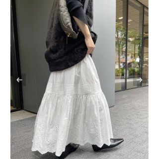 スピックアンドスパン レーススカート ロングスカート/マキシスカート ...