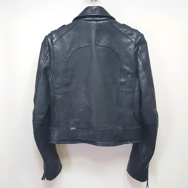 ☆AULA カウハイド 牛革 リアルレザー ダブル ライダースジャケット