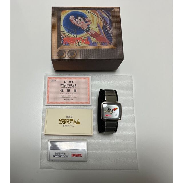 SEIKO(セイコー)の【希少】本数限定発売 鉄腕アトム 腕時計 SEIKO ALBA 保証書付 エンタメ/ホビーのおもちゃ/ぬいぐるみ(キャラクターグッズ)の商品写真