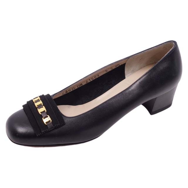極美品 サルヴァトーレ フェラガモ Salvatore Ferragamo パンプス