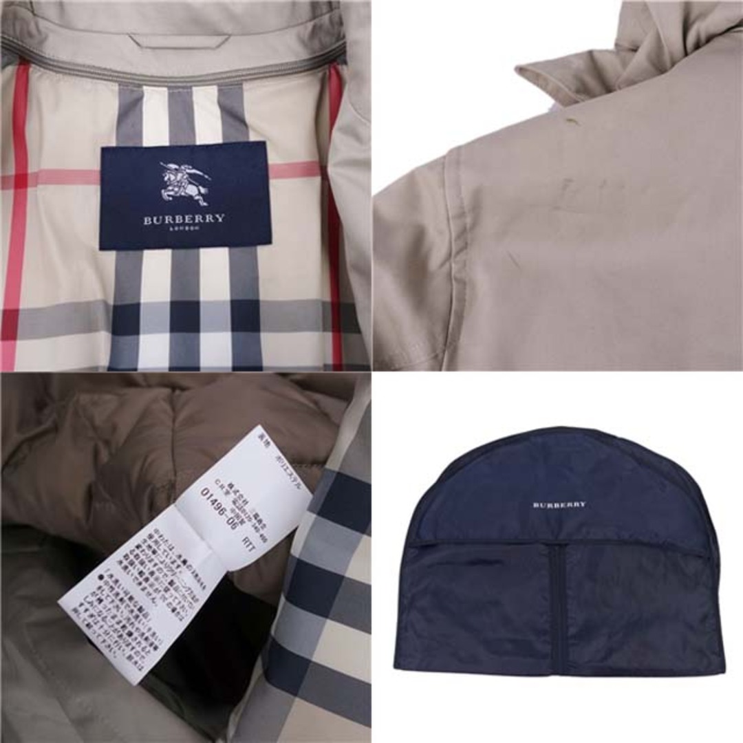 BURBERRY(バーバリー)のバーバリー ロンドン BURBERRY LONDON コート ダウンライナー付き ロングコート フード付き アウター メンズ S ベージュ メンズのジャケット/アウター(その他)の商品写真