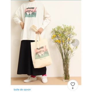 ビュルデサボン(bulle de savon)のsunakoさま専用◎ビュルデサボン　カットソー　長袖Tシャツ　猫(カットソー(長袖/七分))