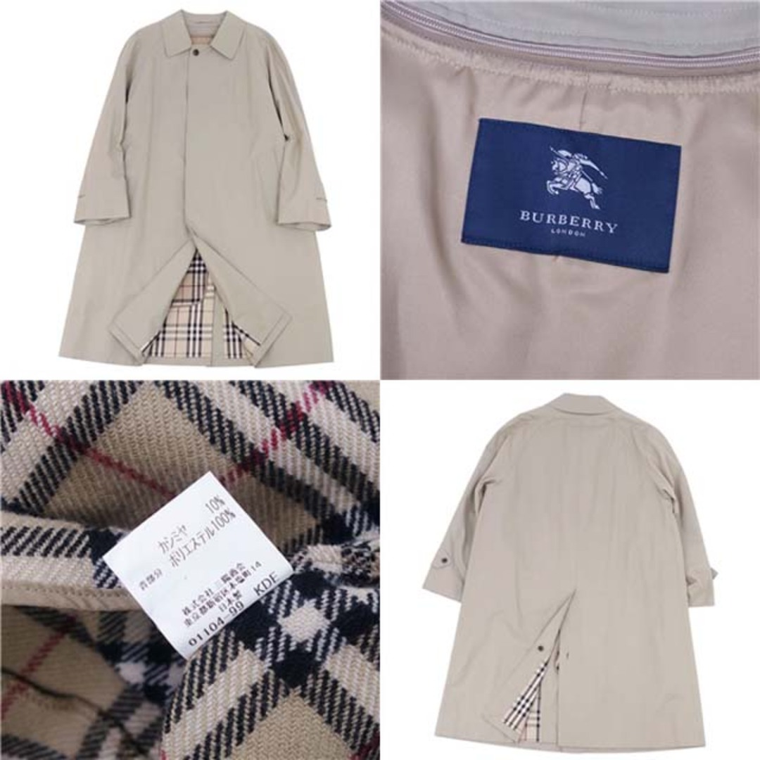極美品 バーバリー ロンドン BURBERRY LONDON コート ステンカラー