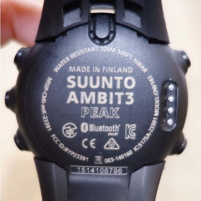 SUUNTO - スント SUUNTO Ambit3 Peak Black アンビット 3 スポーツ