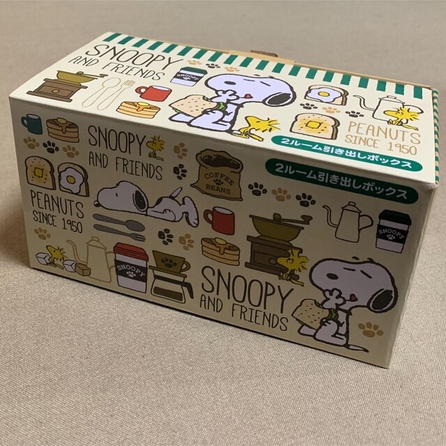 SNOOPY(スヌーピー)のSNOOPY☆2ルーム引き出しボックス インテリア/住まい/日用品のインテリア小物(小物入れ)の商品写真