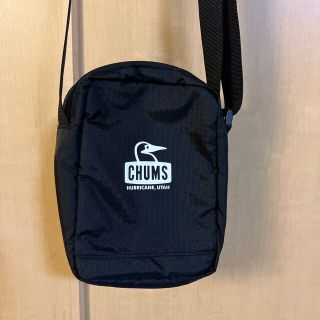 チャムス(CHUMS)の値下げ！ＣＨＵＭＳ黒ミニショルダー　スプリング　スプリングデールパデッドケース　(その他)