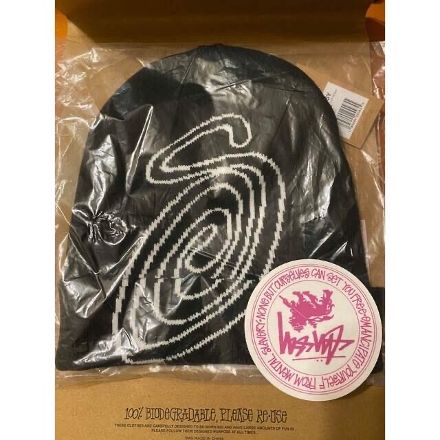 ステューシーオンライン即完 SWIRL S CUFF BEANIE  stussy ビーニー