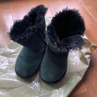 アグ(UGG)の専用です。ムートンブーツ ショートブーツ子供用17cm【UGG】アグ黒(ブーツ)