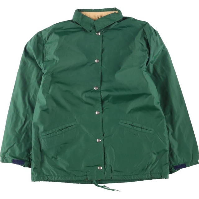 80s L.L.Bean Nylon Coach Jacket チンスト 緑sevenbyseven