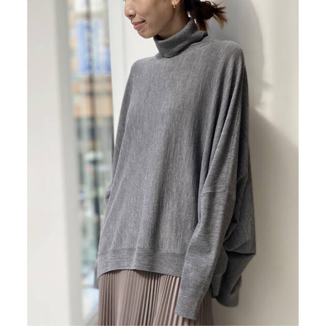 【美品】L'Appartement T/N Volume Knit グレー