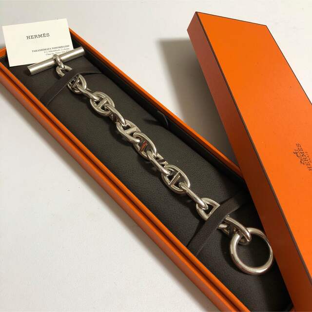 HERMES エルメスシェーヌダンクルTGM 11コマ - ブレスレット