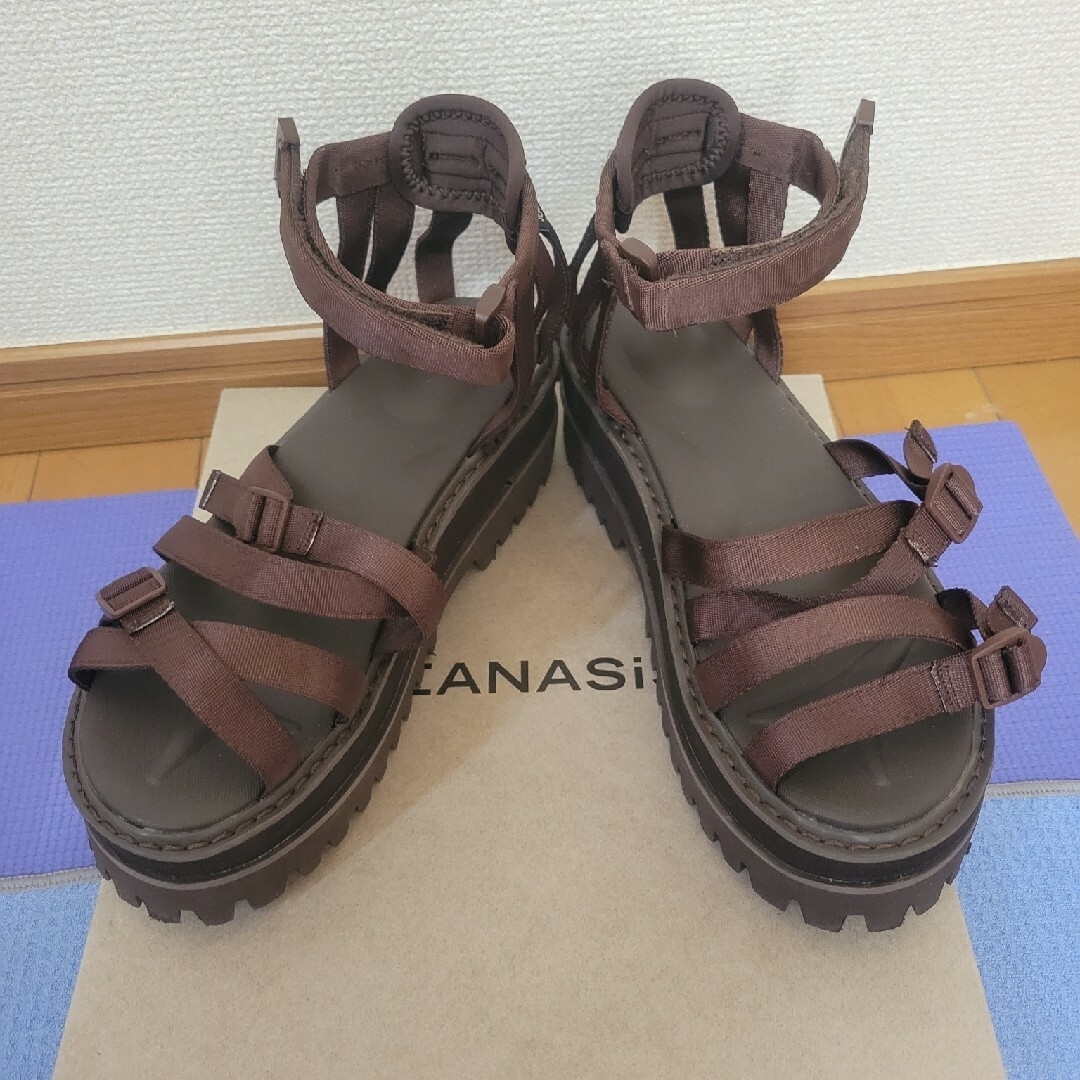 JEANASIS(ジーナシス)のジーナシス　アツゾコホソベルトサンダルL レディースの靴/シューズ(サンダル)の商品写真