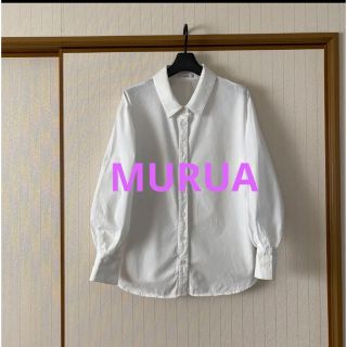 ムルーア(MURUA)の美品❤️MURUA 白シャツ　ブラウス(シャツ/ブラウス(長袖/七分))