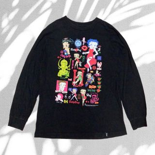 ハフ(HUF)のHUF×BETTY BOOP ハフ スケーター 両面プリントロンT 長袖トップス(Tシャツ/カットソー(七分/長袖))