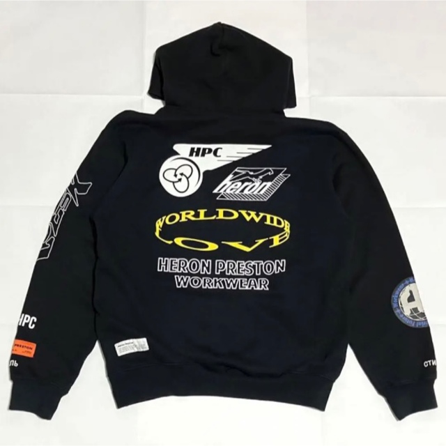 HERON PRESTON HOODIE PLAIN COLLAGE パーカー トップス パーカー