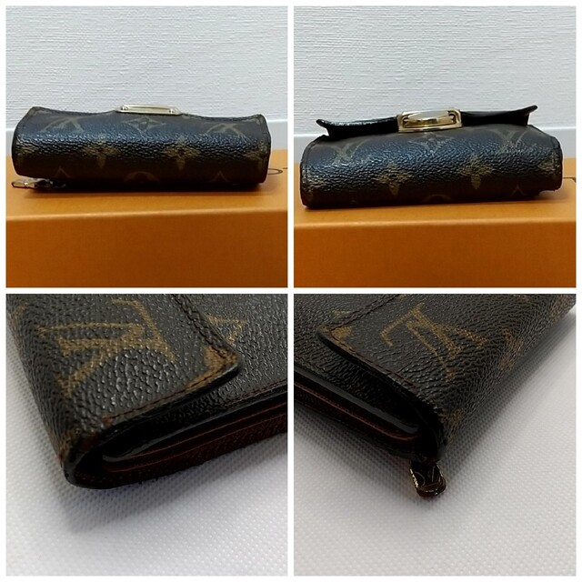 【良品】ルイヴィトン モノグラム ポルトフォイユ コアラ 三つ折り財布