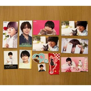 ジャニーズ(Johnny's)の大西流星　厚紙デタカ9枚+シール3枚(アイドルグッズ)