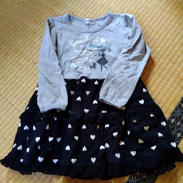 CROWN BANBY(クラウンバンビ)のワンピース 110 キッズ/ベビー/マタニティのキッズ服女の子用(90cm~)(ワンピース)の商品写真