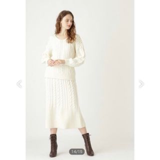 ジルスチュアート(JILLSTUART)のJILLSTUART ドロシーニットスカート(ロングスカート)