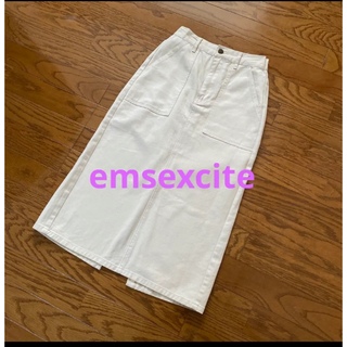 エムズエキサイト(EMSEXCITE)のemsexcite デニムスカート(ひざ丈スカート)