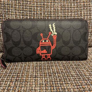 コーチ(COACH)の87105 コーチ　長財布　キースヘリングコラボ(長財布)