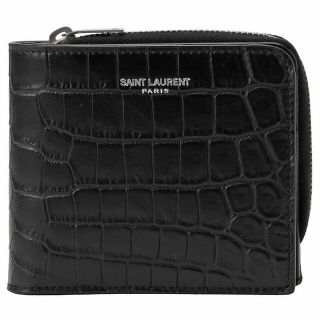 サンローラン(Saint Laurent)のサンローラン 二つ折財布 556268 DZEDE 1000 メンズ(折り財布)