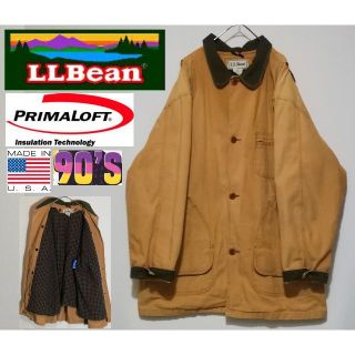 エルエルビーン(L.L.Bean)の218 90年代 VINTAGE L.L.BEAN XL アメリカ プリマロフト(カバーオール)