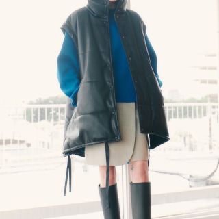 ルシェルブルー(LE CIEL BLEU)のLE CIEL BLEU  2way Padded Cocoon Coat (ダウンコート)