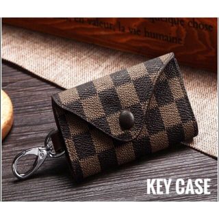 キーケース メンズ レディース チェック Key case 高級感(キーケース)