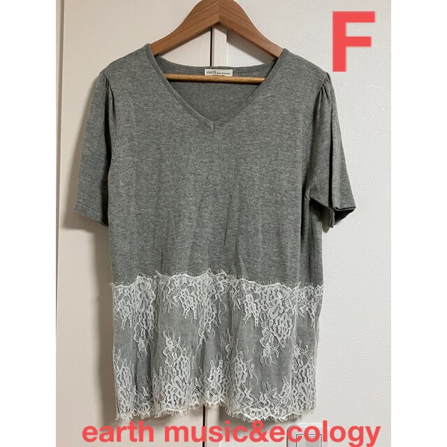 earth music & ecology(アースミュージックアンドエコロジー)のearth music&ecology Tシャツ レディースF グレー レディースのトップス(Tシャツ(半袖/袖なし))の商品写真