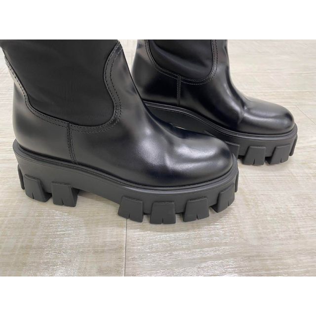 PRADA - prada モノリスロングブーツ raf simons プラダ ラフシモンズの通販 by hinusy's shop|プラダならラクマ PRADA - prada モノリスロングブーツ raf simons プラダ ラフシモンズの通販 by hinusy's shop|プラダならラクマ
