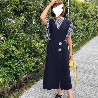 フラワーB ブルーグレイ ルシェルブルー ワンピース ブラウン | www