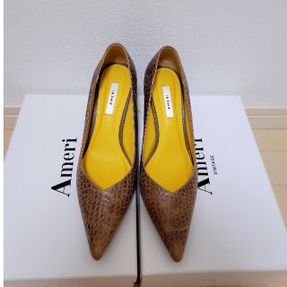 アメリヴィンテージ(Ameri VINTAGE)の[ひょんひょん様専用]Ameri　CROCO BASIC PUMPS(ハイヒール/パンプス)