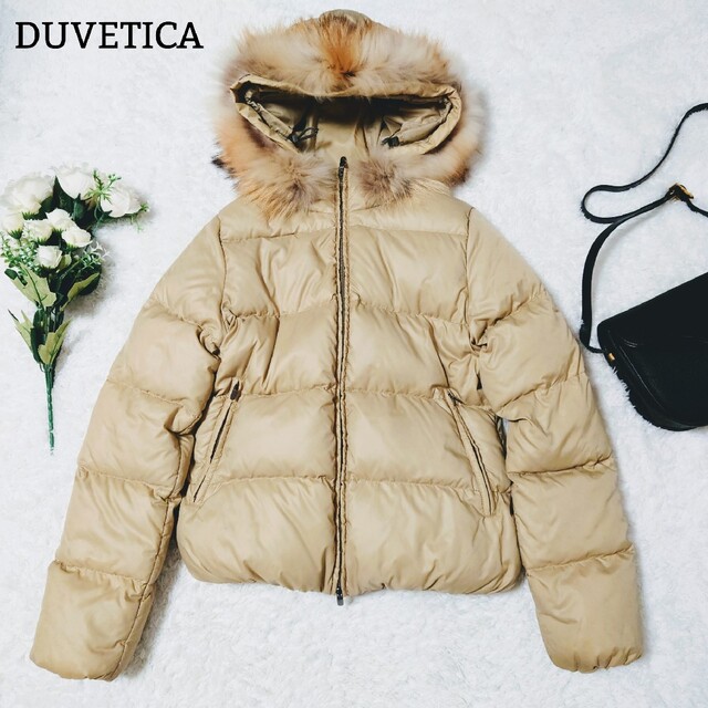美品 DUVETICA ラクーンファー 40 ダウンジャケット ウォッシャブル