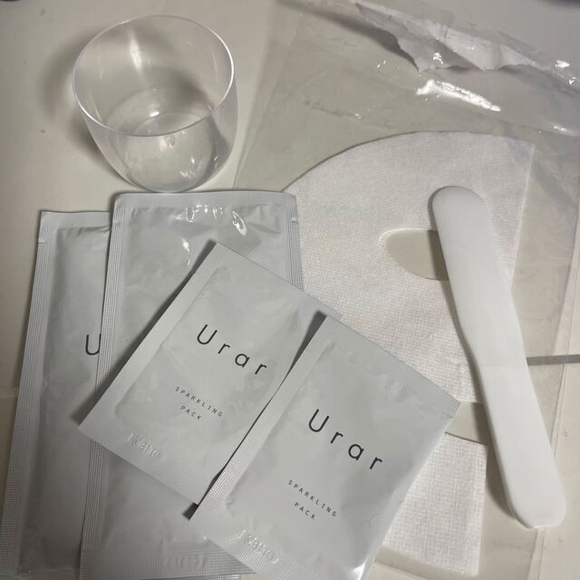 Urar 炭酸パック　2回分 コスメ/美容のスキンケア/基礎化粧品(パック/フェイスマスク)の商品写真