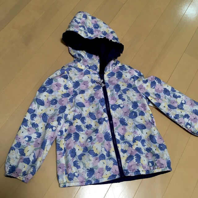 anyFAM(エニィファム)のリバーシブルパーカー　110 キッズ/ベビー/マタニティのキッズ服女の子用(90cm~)(ジャケット/上着)の商品写真