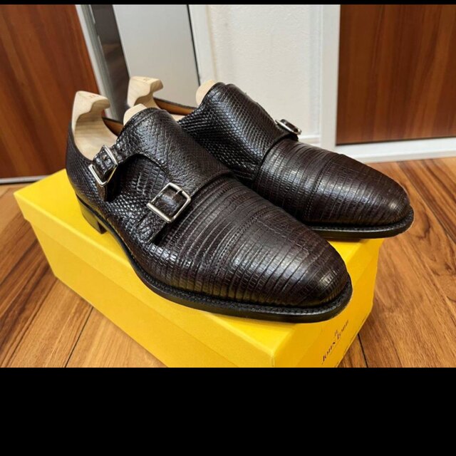 ジョンロブ プレシャスレザー リザード 85万円ウィリアム William7E