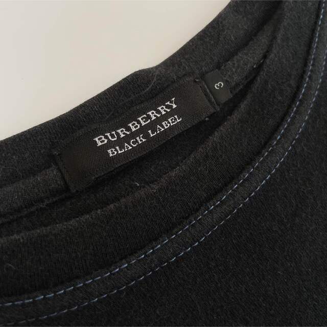 BURBERRY BLACK LABEL(バーバリーブラックレーベル)のBURBERRY バーバリー ブラックレーベル 半袖シャツ ブラック メンズ3 メンズのトップス(シャツ)の商品写真